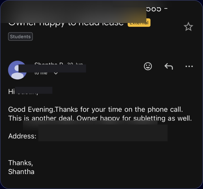 Shantha — another deal secured